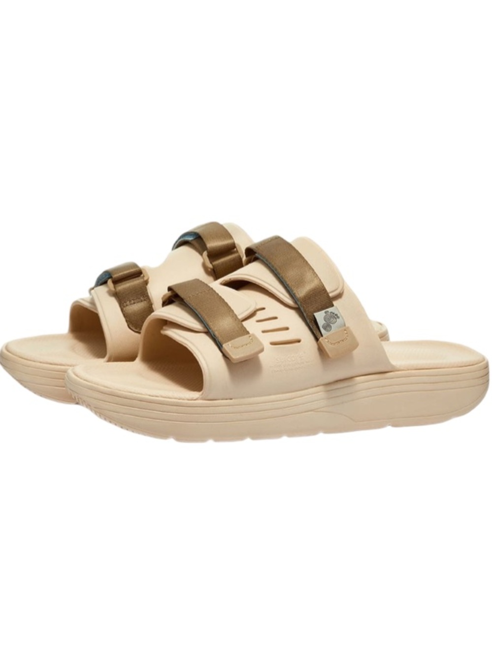 ☀️🌞 Suicoke Urich by Anthropologie in‎ Khaki/Beige Slide Sandals Platform 🌞☀️